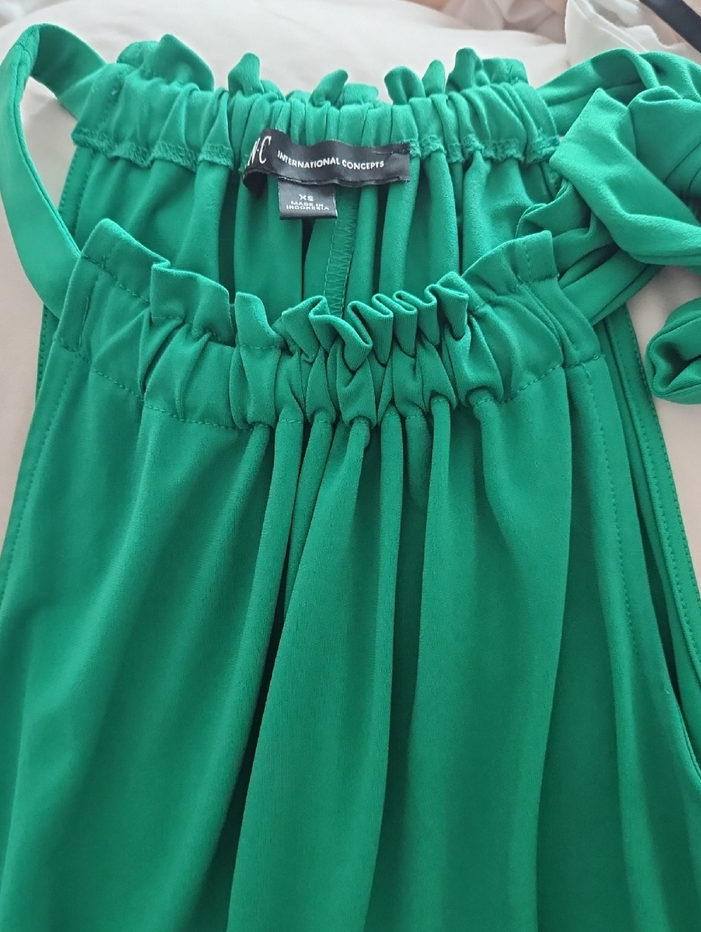 INC International Concepts Womens  Emerald Top